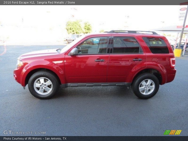 Sangria Red Metallic / Stone 2010 Ford Escape XLS