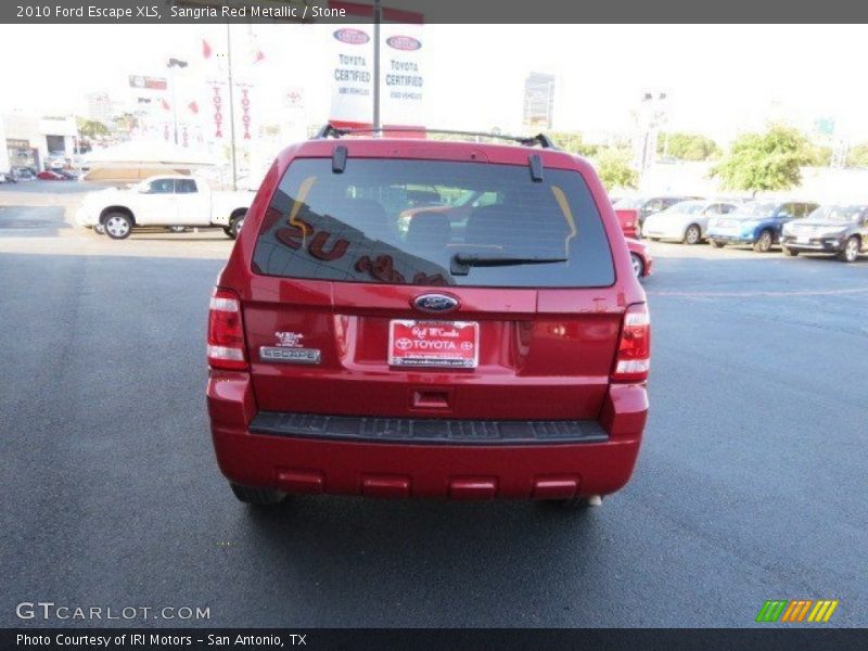 Sangria Red Metallic / Stone 2010 Ford Escape XLS