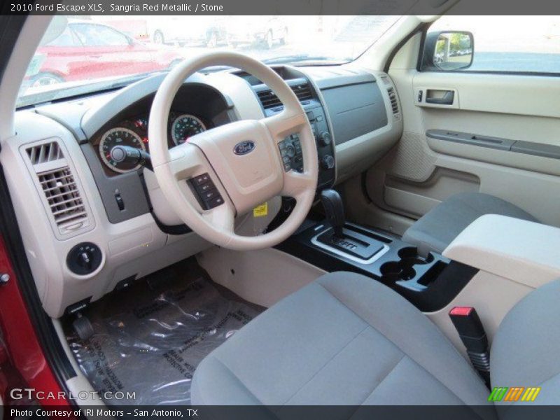 Sangria Red Metallic / Stone 2010 Ford Escape XLS
