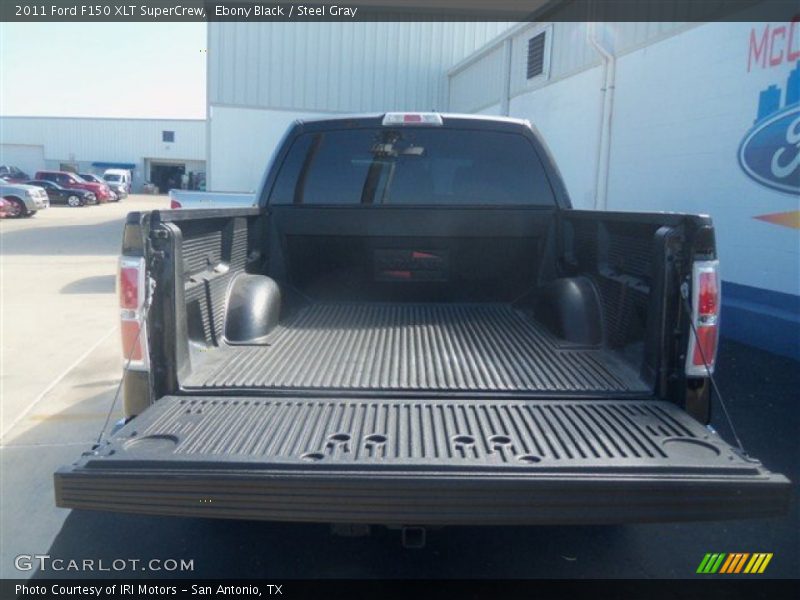 Ebony Black / Steel Gray 2011 Ford F150 XLT SuperCrew