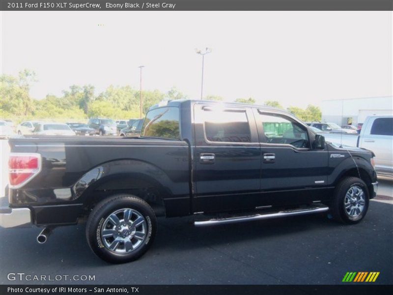 Ebony Black / Steel Gray 2011 Ford F150 XLT SuperCrew