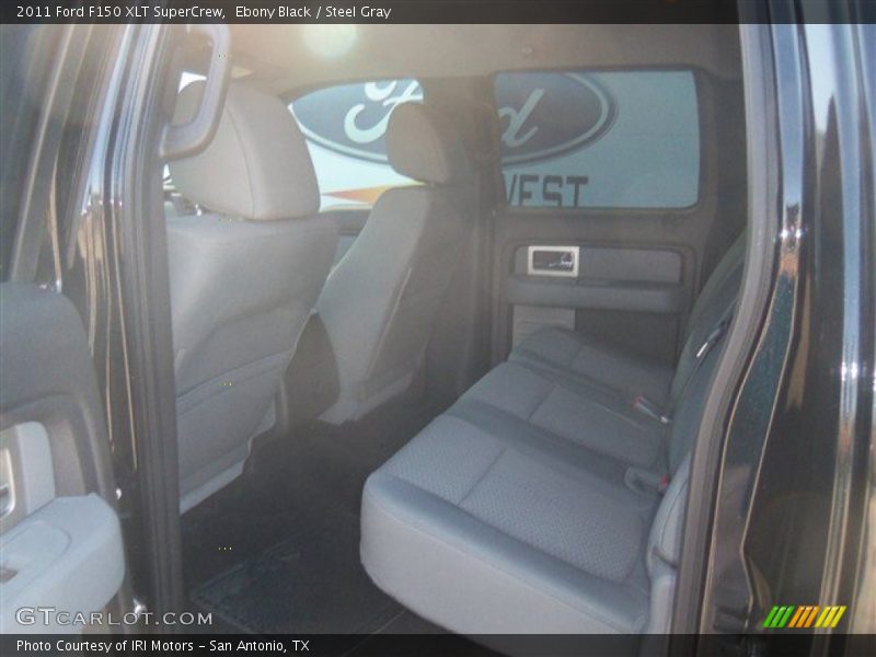 Ebony Black / Steel Gray 2011 Ford F150 XLT SuperCrew