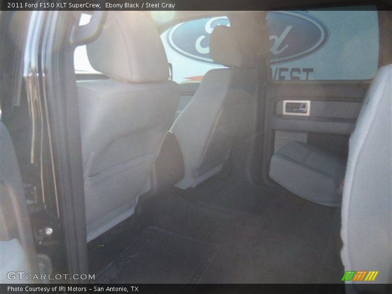 Ebony Black / Steel Gray 2011 Ford F150 XLT SuperCrew