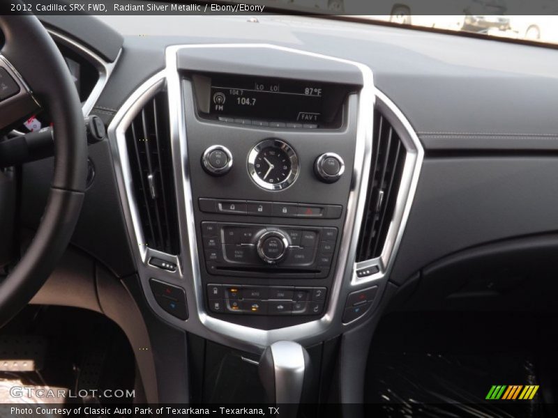 Radiant Silver Metallic / Ebony/Ebony 2012 Cadillac SRX FWD