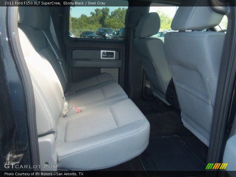 Ebony Black / Steel Gray 2011 Ford F150 XLT SuperCrew