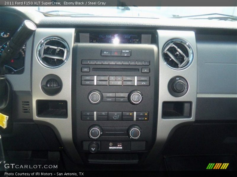 Ebony Black / Steel Gray 2011 Ford F150 XLT SuperCrew