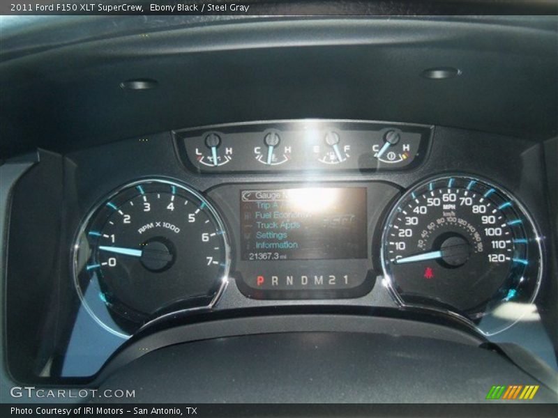 Ebony Black / Steel Gray 2011 Ford F150 XLT SuperCrew