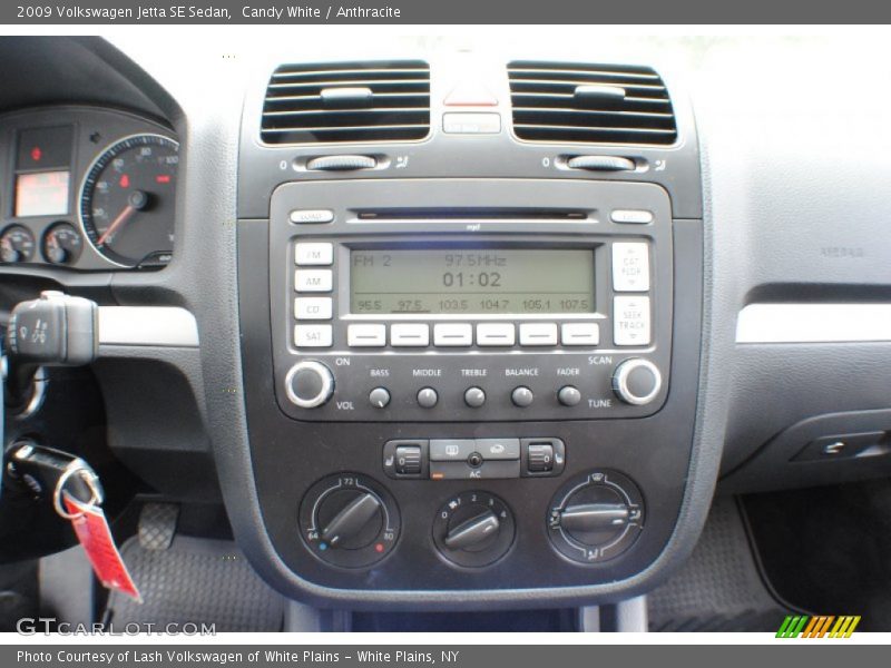 Candy White / Anthracite 2009 Volkswagen Jetta SE Sedan