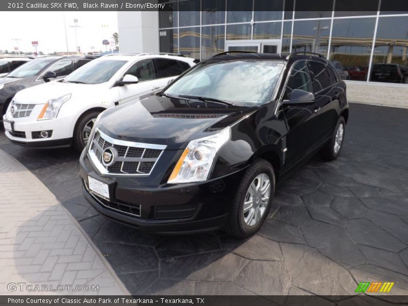 Black Raven / Ebony/Ebony 2012 Cadillac SRX FWD