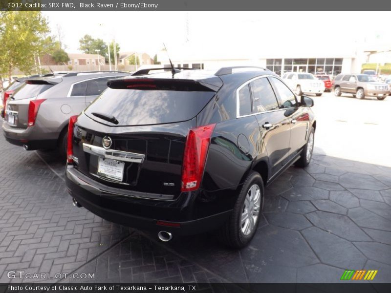 Black Raven / Ebony/Ebony 2012 Cadillac SRX FWD