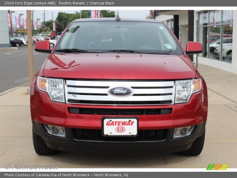 Redfire Metallic / Charcoal Black 2009 Ford Edge Limited AWD