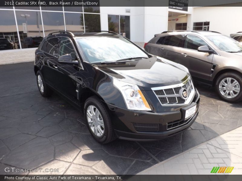 Black Raven / Ebony/Ebony 2012 Cadillac SRX FWD