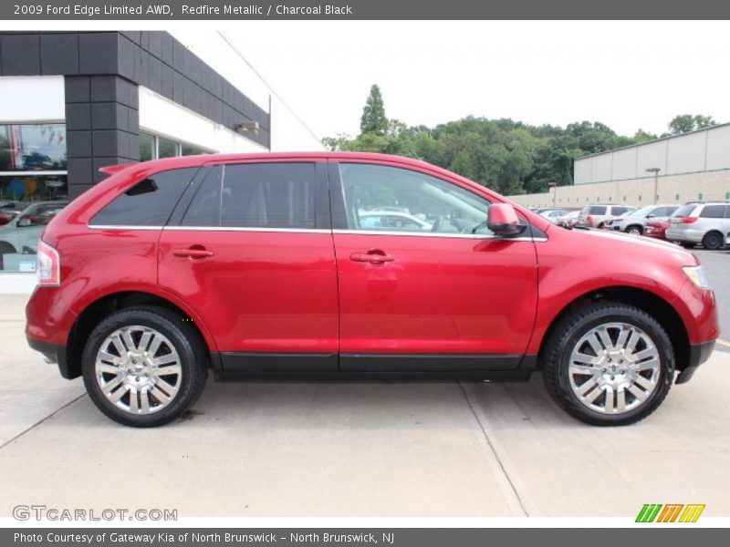 Redfire Metallic / Charcoal Black 2009 Ford Edge Limited AWD