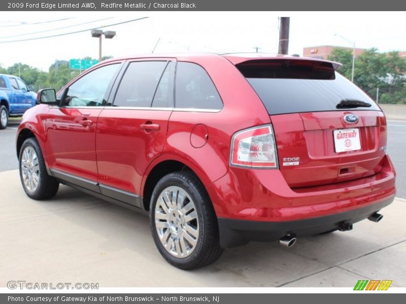 Redfire Metallic / Charcoal Black 2009 Ford Edge Limited AWD
