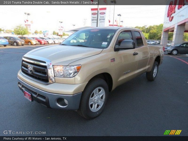 Sandy Beach Metallic / Sand Beige 2010 Toyota Tundra Double Cab