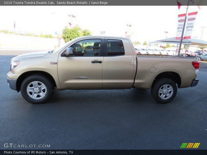 Sandy Beach Metallic / Sand Beige 2010 Toyota Tundra Double Cab