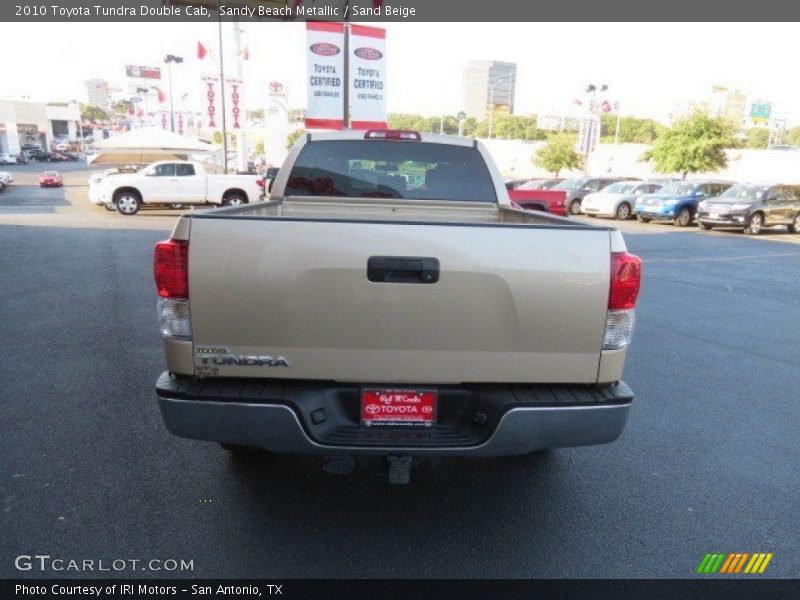 Sandy Beach Metallic / Sand Beige 2010 Toyota Tundra Double Cab