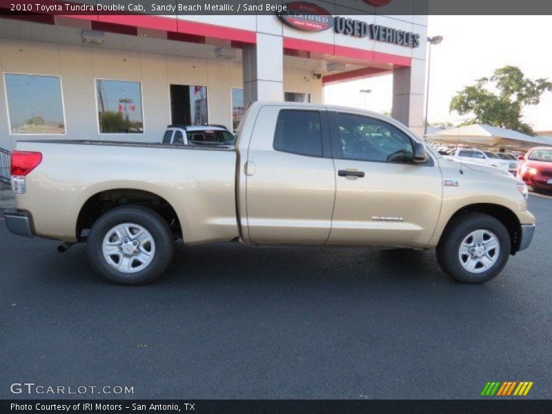 Sandy Beach Metallic / Sand Beige 2010 Toyota Tundra Double Cab