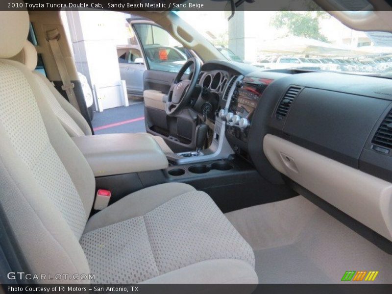 Sandy Beach Metallic / Sand Beige 2010 Toyota Tundra Double Cab