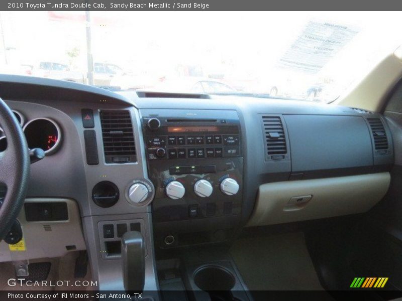 Sandy Beach Metallic / Sand Beige 2010 Toyota Tundra Double Cab