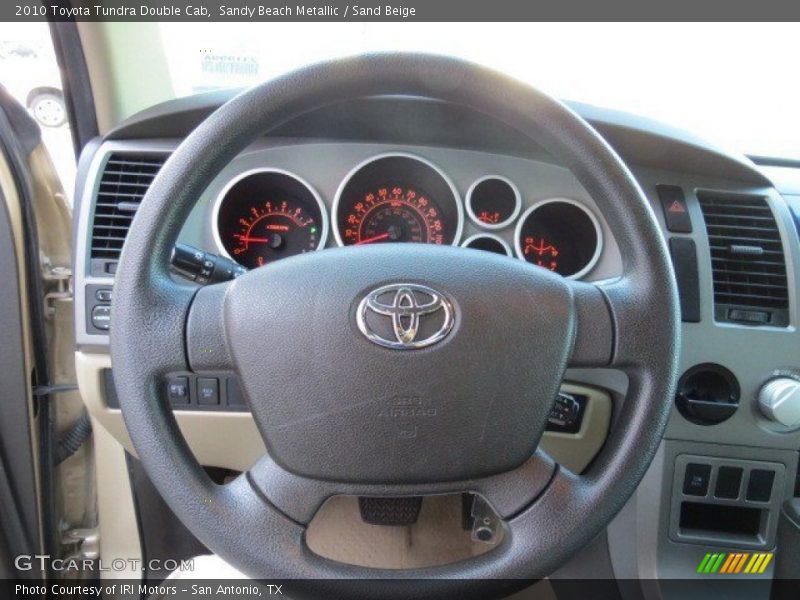 Sandy Beach Metallic / Sand Beige 2010 Toyota Tundra Double Cab