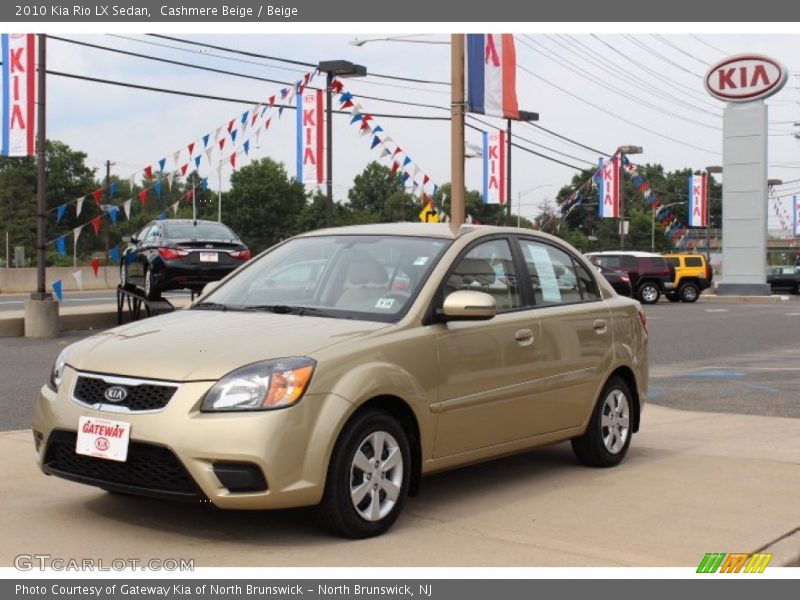Cashmere Beige / Beige 2010 Kia Rio LX Sedan