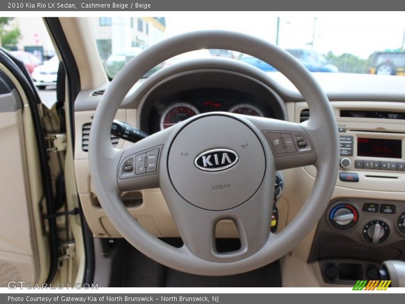 Cashmere Beige / Beige 2010 Kia Rio LX Sedan