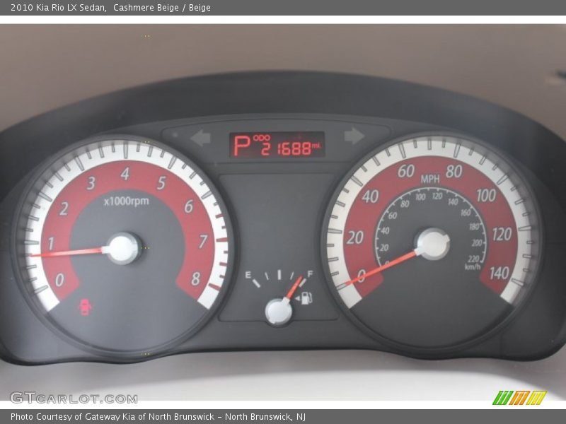 Cashmere Beige / Beige 2010 Kia Rio LX Sedan