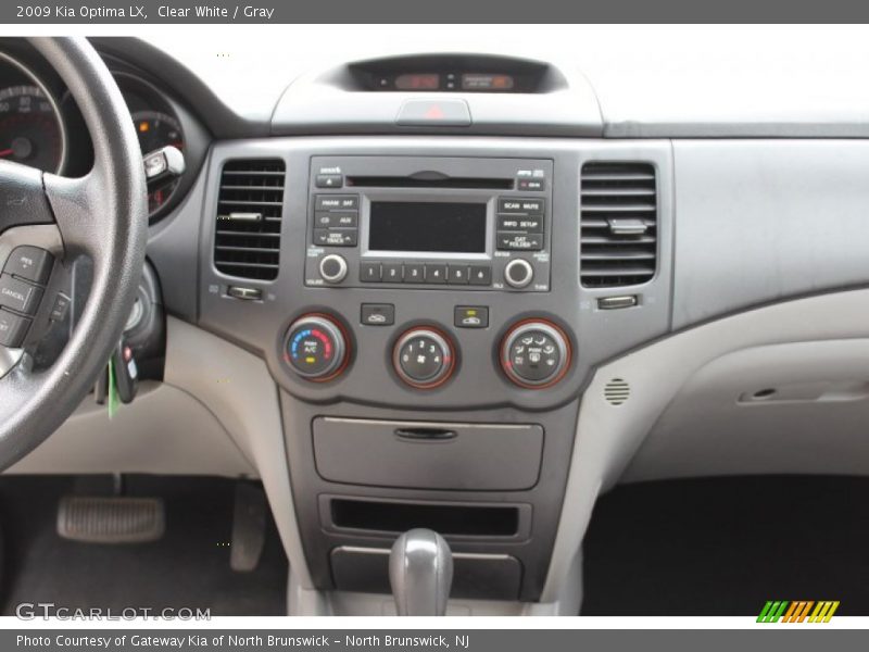 Clear White / Gray 2009 Kia Optima LX