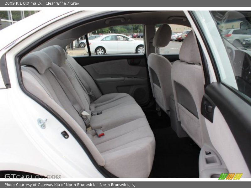 Clear White / Gray 2009 Kia Optima LX
