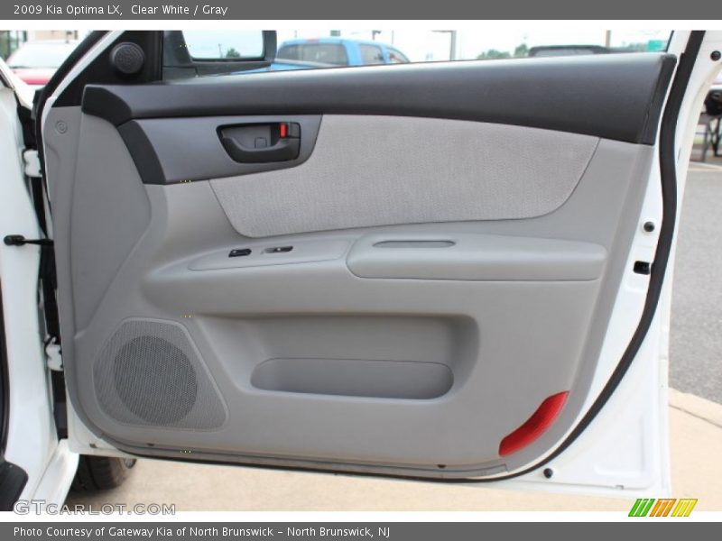Clear White / Gray 2009 Kia Optima LX