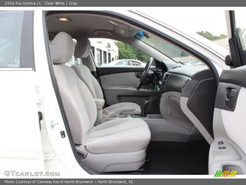 Clear White / Gray 2009 Kia Optima LX