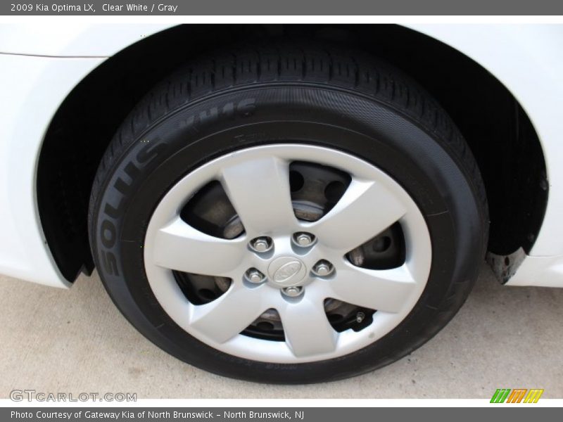 Clear White / Gray 2009 Kia Optima LX