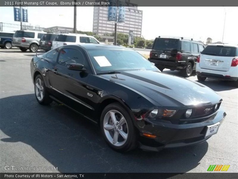 Ebony Black / Charcoal Black 2011 Ford Mustang GT Coupe