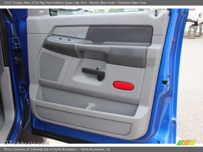 Electric Blue Pearl / Medium Slate Gray 2007 Dodge Ram 1500 Big Horn Edition Quad Cab 4x4