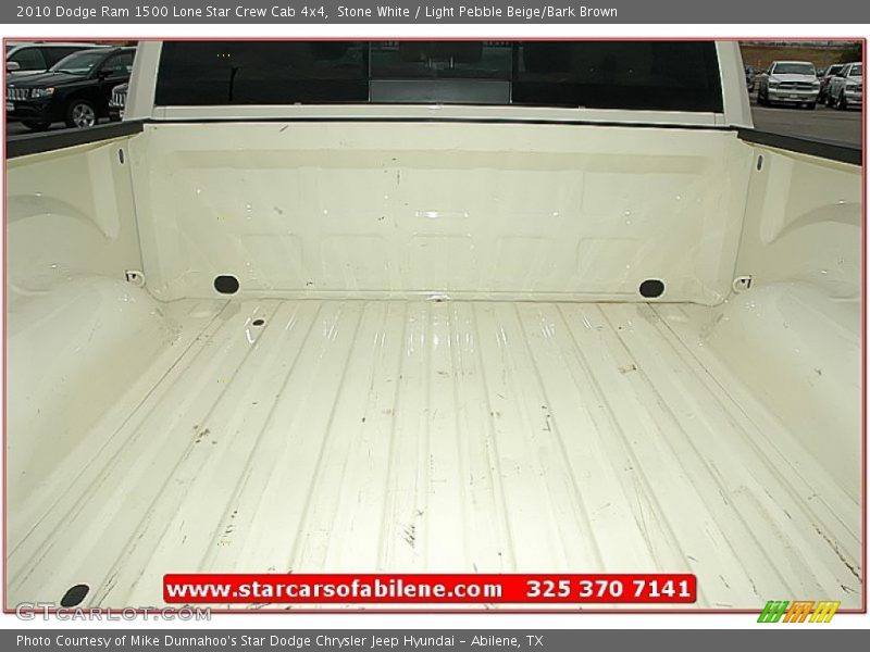 Stone White / Light Pebble Beige/Bark Brown 2010 Dodge Ram 1500 Lone Star Crew Cab 4x4