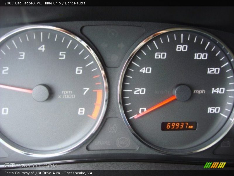 Blue Chip / Light Neutral 2005 Cadillac SRX V6