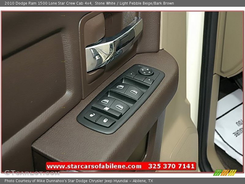 Stone White / Light Pebble Beige/Bark Brown 2010 Dodge Ram 1500 Lone Star Crew Cab 4x4