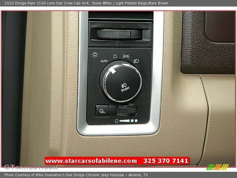 Stone White / Light Pebble Beige/Bark Brown 2010 Dodge Ram 1500 Lone Star Crew Cab 4x4