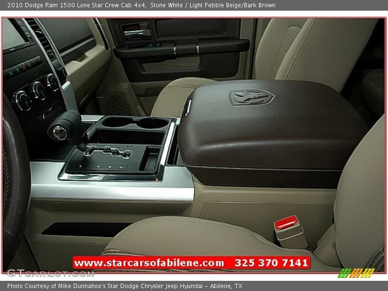 Stone White / Light Pebble Beige/Bark Brown 2010 Dodge Ram 1500 Lone Star Crew Cab 4x4