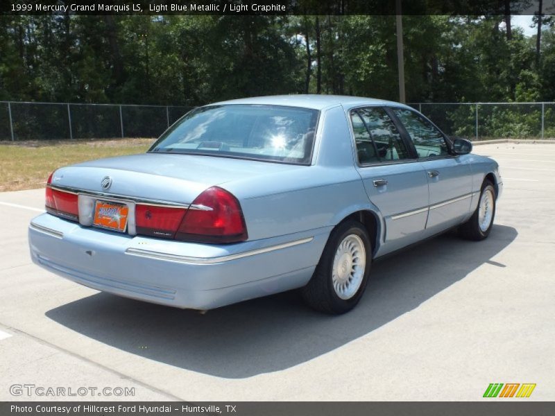 Light Blue Metallic / Light Graphite 1999 Mercury Grand Marquis LS
