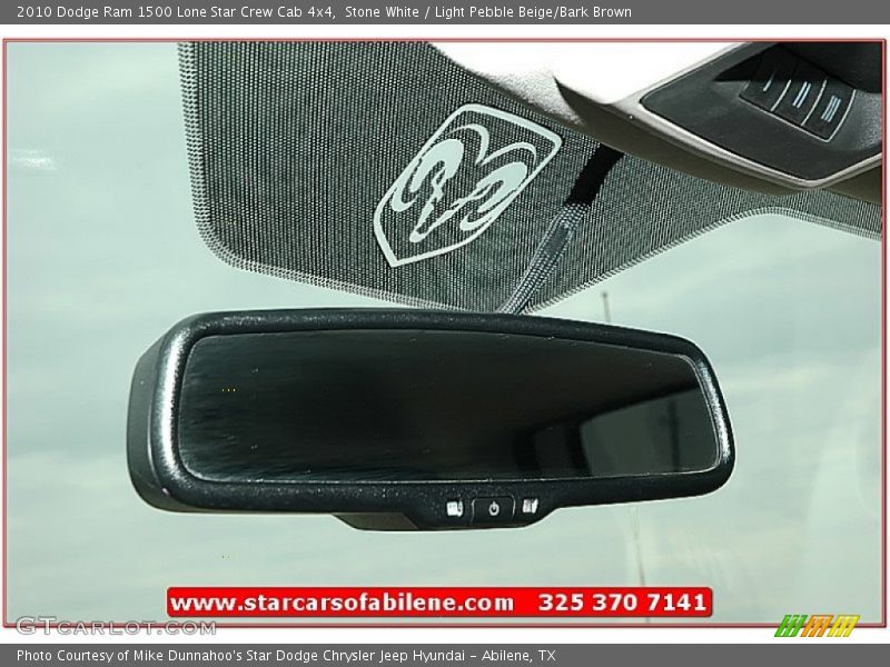Stone White / Light Pebble Beige/Bark Brown 2010 Dodge Ram 1500 Lone Star Crew Cab 4x4