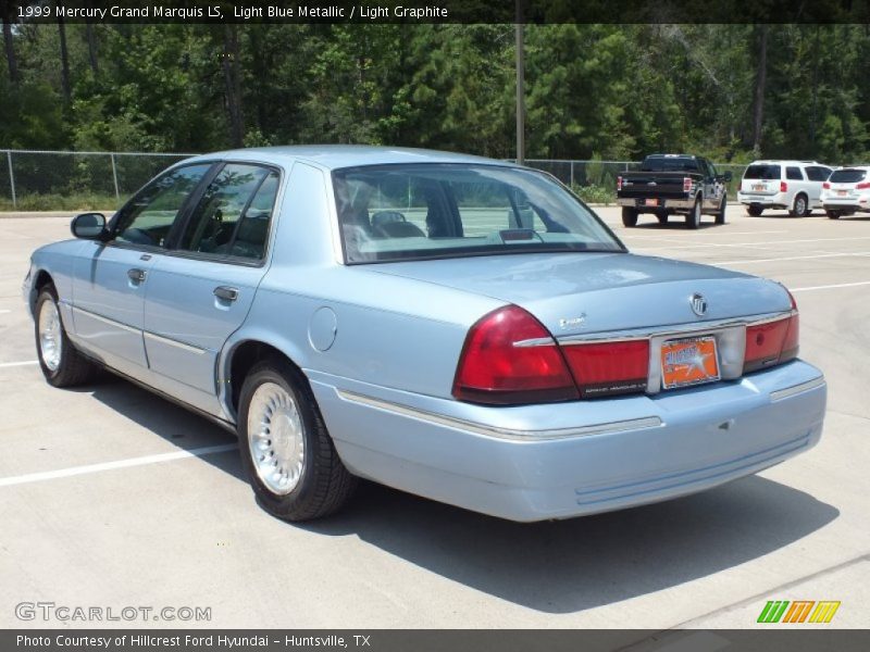 Light Blue Metallic / Light Graphite 1999 Mercury Grand Marquis LS