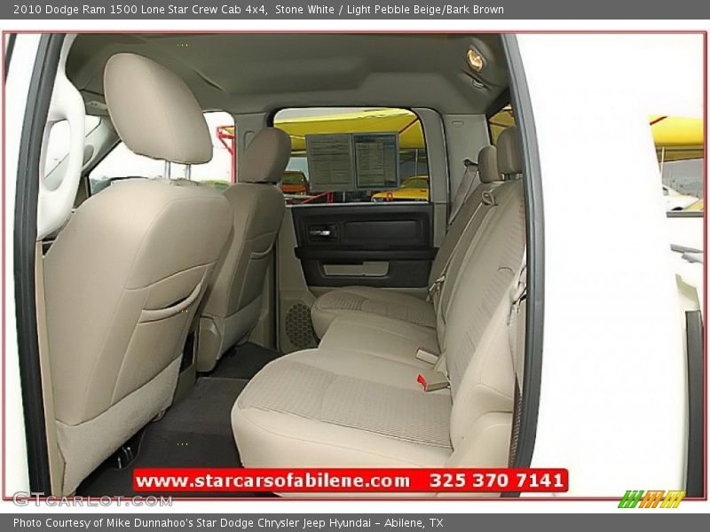 Stone White / Light Pebble Beige/Bark Brown 2010 Dodge Ram 1500 Lone Star Crew Cab 4x4