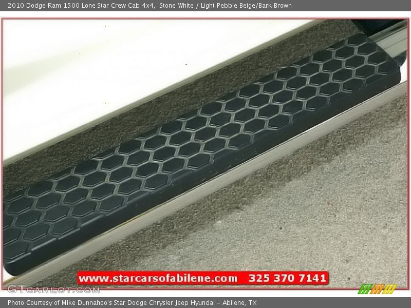 Stone White / Light Pebble Beige/Bark Brown 2010 Dodge Ram 1500 Lone Star Crew Cab 4x4