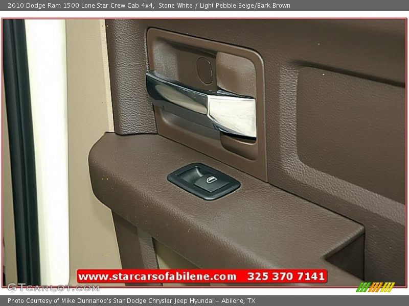 Stone White / Light Pebble Beige/Bark Brown 2010 Dodge Ram 1500 Lone Star Crew Cab 4x4