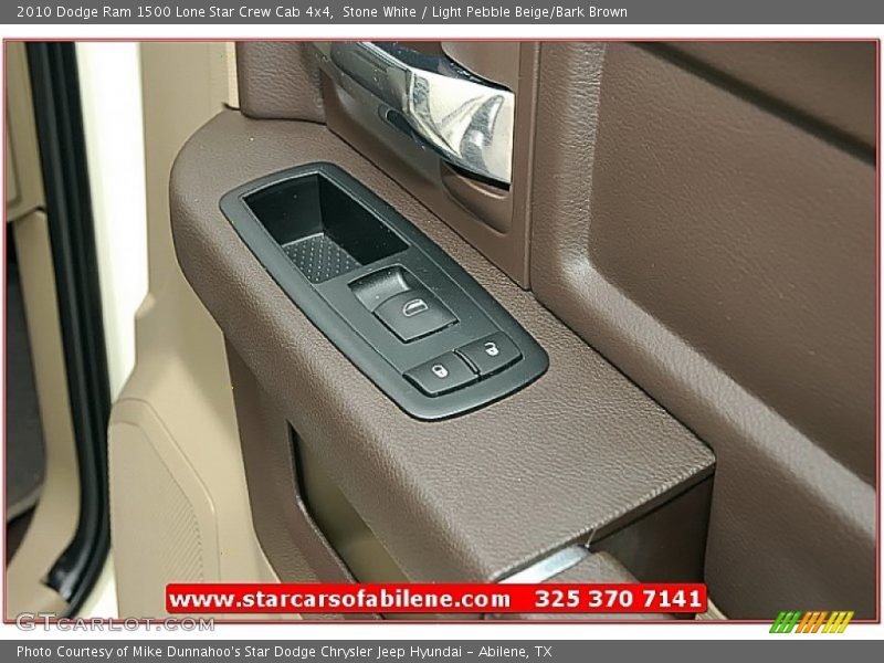 Stone White / Light Pebble Beige/Bark Brown 2010 Dodge Ram 1500 Lone Star Crew Cab 4x4