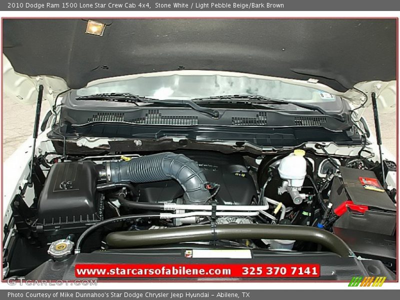 Stone White / Light Pebble Beige/Bark Brown 2010 Dodge Ram 1500 Lone Star Crew Cab 4x4