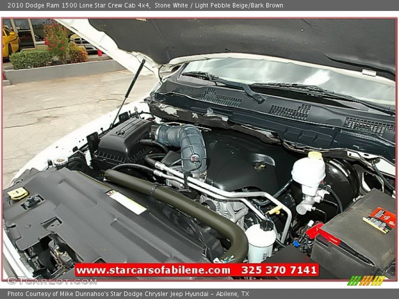 Stone White / Light Pebble Beige/Bark Brown 2010 Dodge Ram 1500 Lone Star Crew Cab 4x4