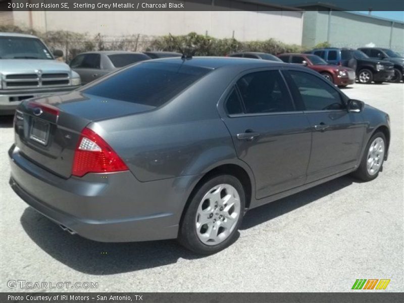 Sterling Grey Metallic / Charcoal Black 2010 Ford Fusion SE